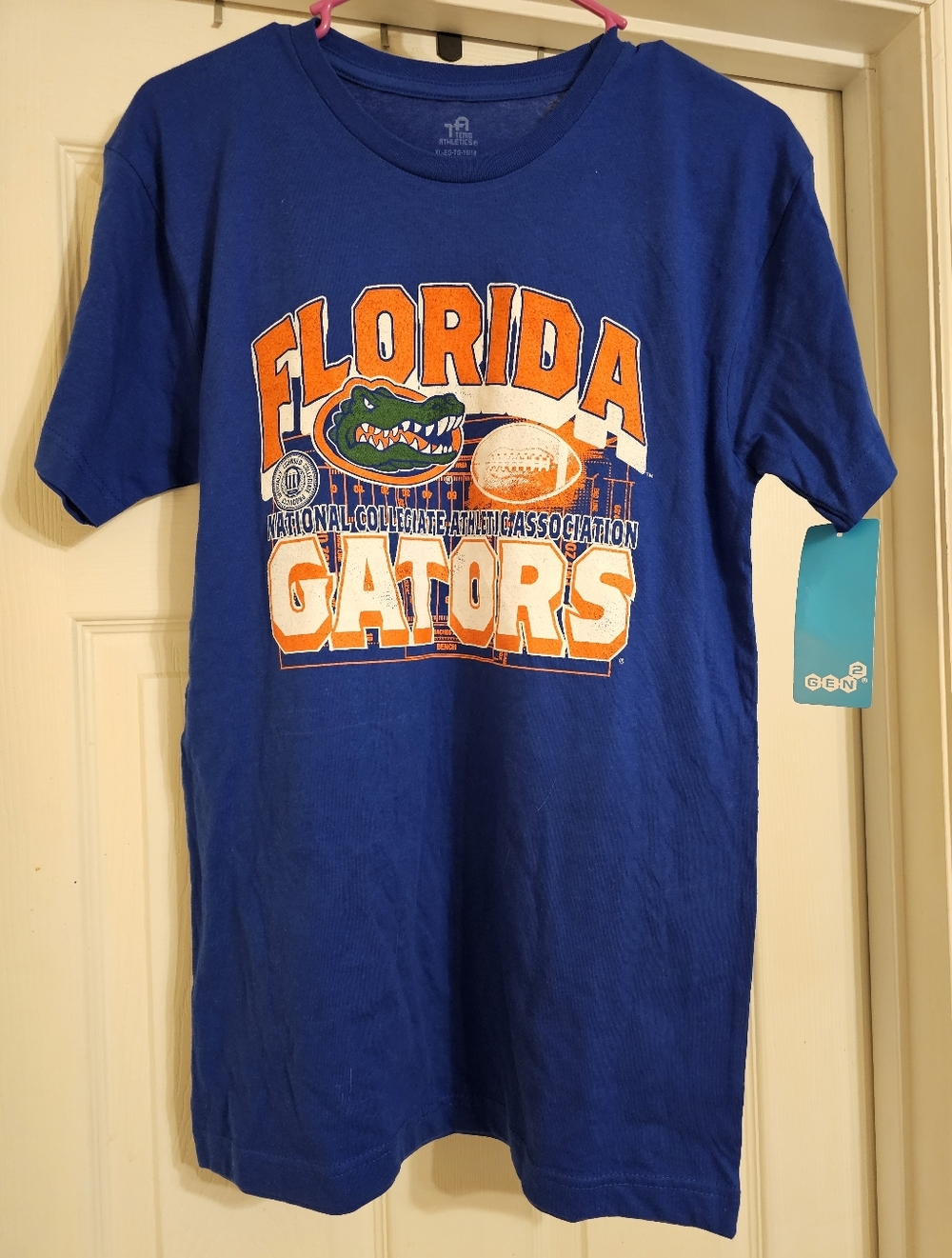 NWT Florida Gators Blue T-shirt. Size:XL 16/18.